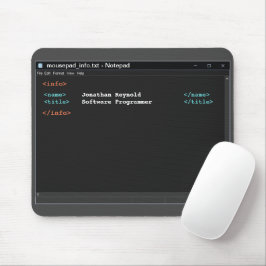 Anteckningsblock Format Computer Programmer Mörk M Musmatta