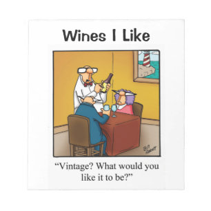 Anteckningsblock Gift med vin Humor Journal