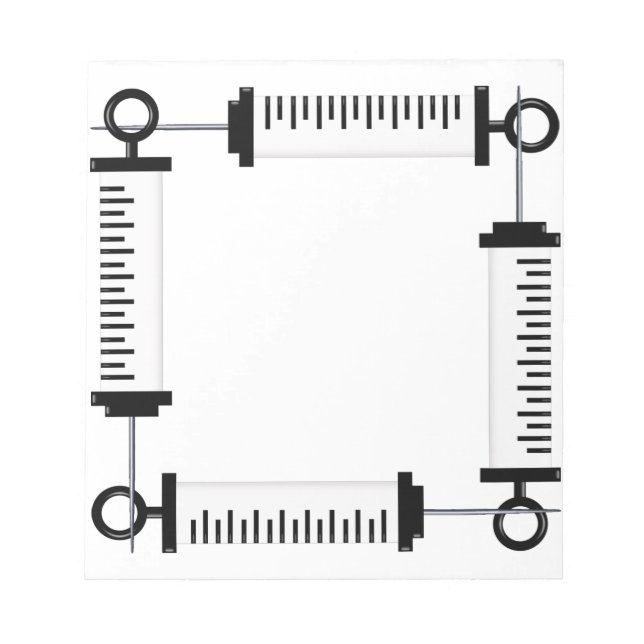 Anteckningsblock i sprutan (Framsida)