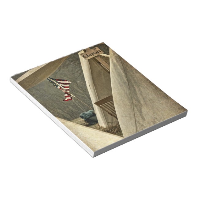 Anteckningsblock inom armén Chaplain (Vinklad)