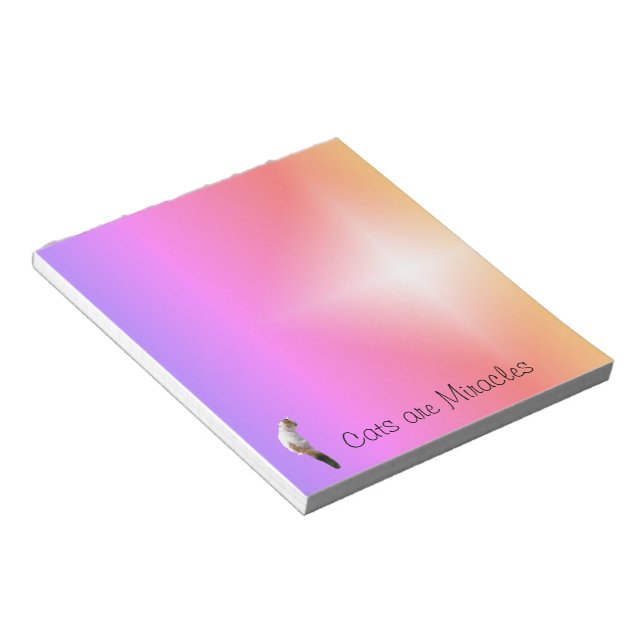 Anteckningsblock - Katter är Miracles med Star (li (Vinklad)