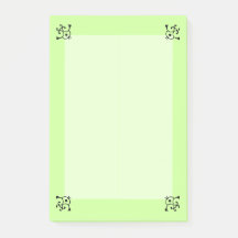 Anteckningsblock - Kurvhörn (långa)