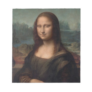 ANTECKNINGSBLOCK: LEONARDO DA VINCI:MONA LISA ANTECKNINGSBLOCK