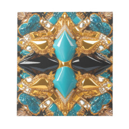 Anteckningsblock med Bahamas Färg Modern design