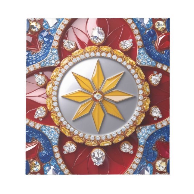 Anteckningsblock med Colombias moderna Färg (Framsida)