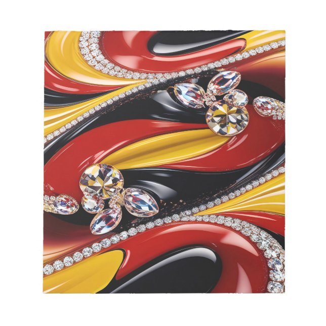 Anteckningsblock med den moderna utformningen av d (Framsida)