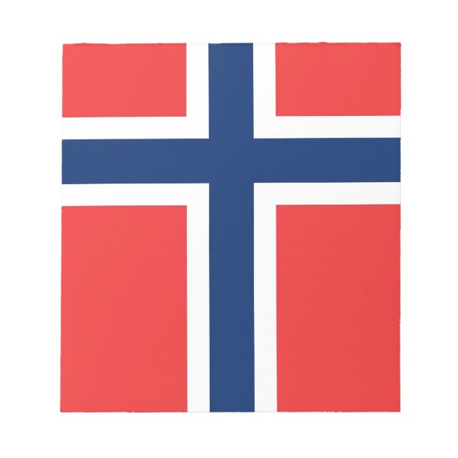 Anteckningsblock med Flagga av Norge (Framsida)