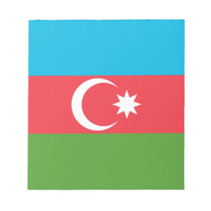 Anteckningsblock med Flagga Azerbajdzjan