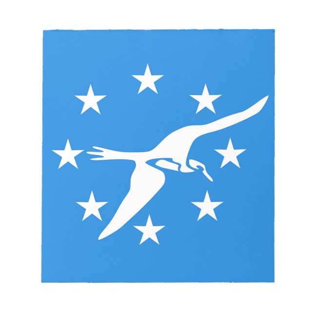 Anteckningsblock med Flagga Corpus Christi City, F (Framsida)