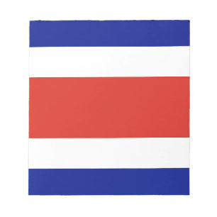 Anteckningsblock med Flagga Costa Rica