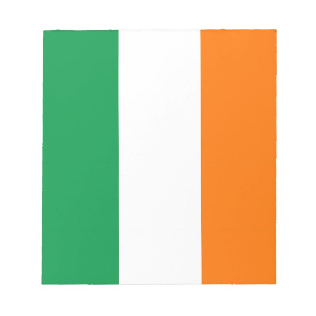 Anteckningsblock med Flagga Irland (Framsida)