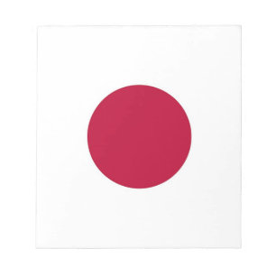 Anteckningsblock med Flagga Japan