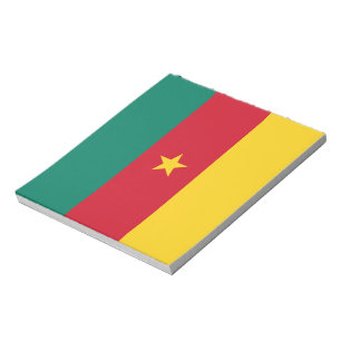 Anteckningsblock med Flagga Kamerun