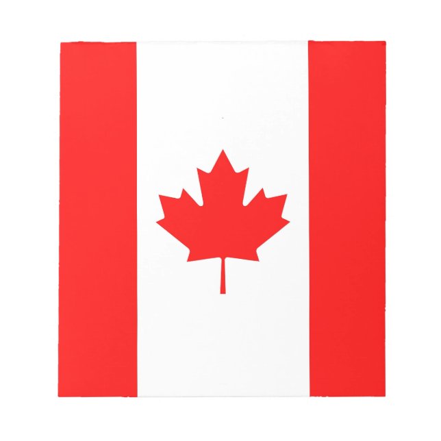 Anteckningsblock med Flagga Kanada (Framsida)