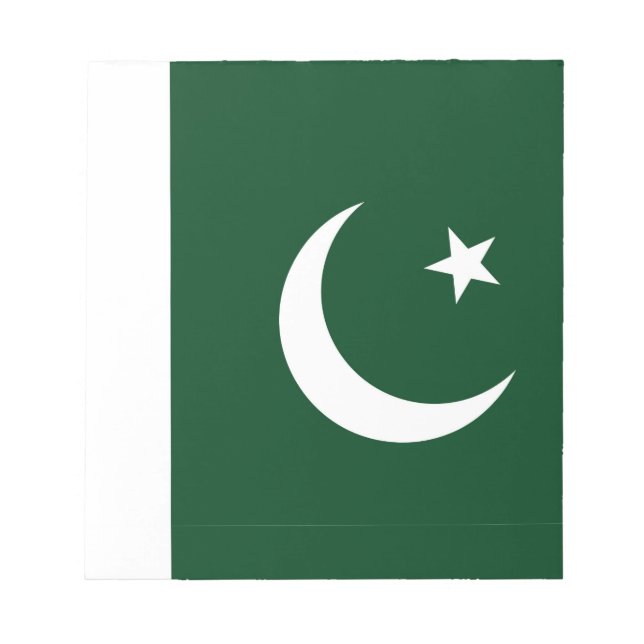 Anteckningsblock med Flagga Pakistan (Framsida)