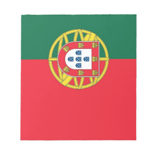 Anteckningsblock med Flagga Portugal