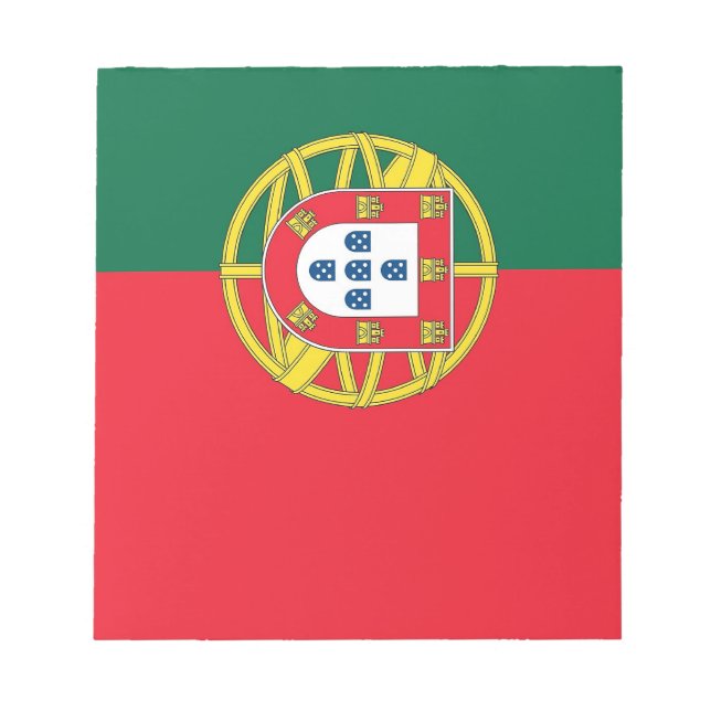 Anteckningsblock med Flagga Portugal (Framsida)