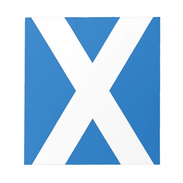 Anteckningsblock med Flagga Skottland (Framsida)