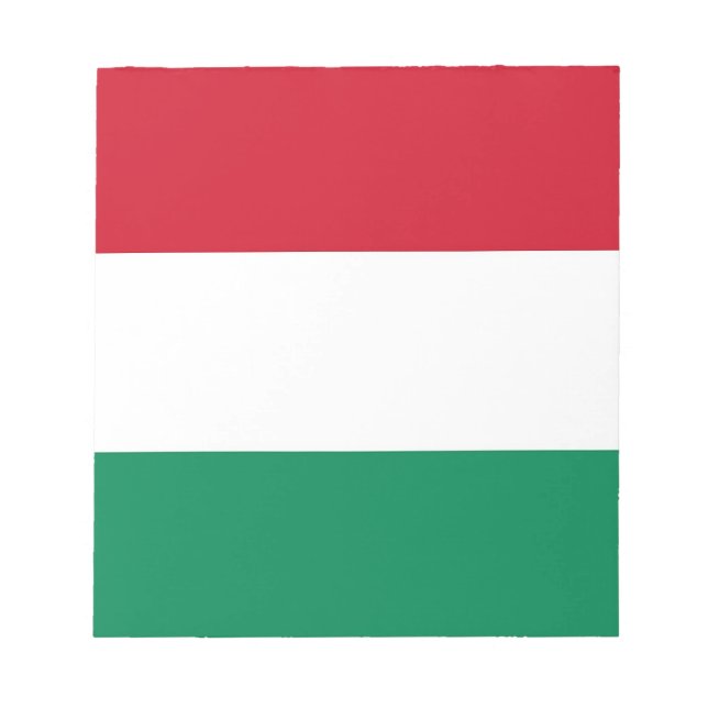 Anteckningsblock med Flagga Ungern (Framsida)