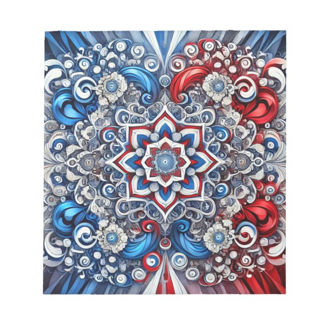 Anteckningsblock med Fransk Färg Modern design (Framsida)