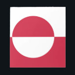 Anteckningsblock med Grönlands Flagga<br><div class="desc">Håll dig organiserad med en patriotisk beröring med vårt anteckningsblock med Grönlands flagga! Det här anteckningsblocket är designat för praktisk användning och stil och visar Grönlands ikoniska flagga, skapar det en perfekt till ditt skrivbord, kontor eller hem. Vare sig du sammanfogar anteckningar, skapar att göra-listor eller skriver påminnelser, ger det...</div>