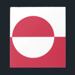 Anteckningsblock med Grönlands Flagga<br><div class="desc">Håll dig organiserad med en patriotisk beröring med vårt anteckningsblock med Grönlands flagga! Det här anteckningsblocket är designat för praktisk användning och stil och visar Grönlands ikoniska flagga, skapar det en perfekt till ditt skrivbord, kontor eller hem. Vare sig du sammanfogar anteckningar, skapar att göra-listor eller skriver påminnelser, ger det...</div>