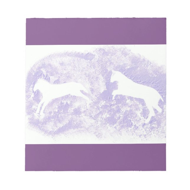 Anteckningsblock med hästdesign (Framsida)