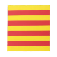 Anteckningsblock med Kataloniens Flagga