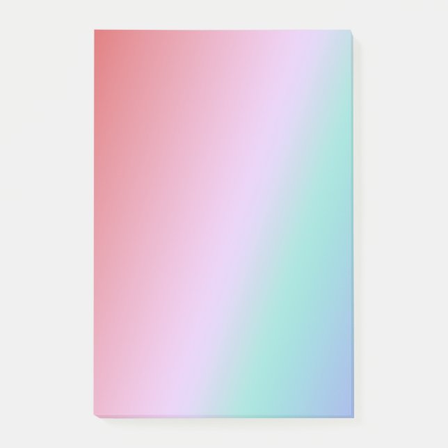 Anteckningsblock med mjuka penseldrag post-it block (Framsida)