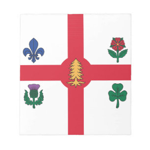 Anteckningsblock med Montrealflaggan, Kanada