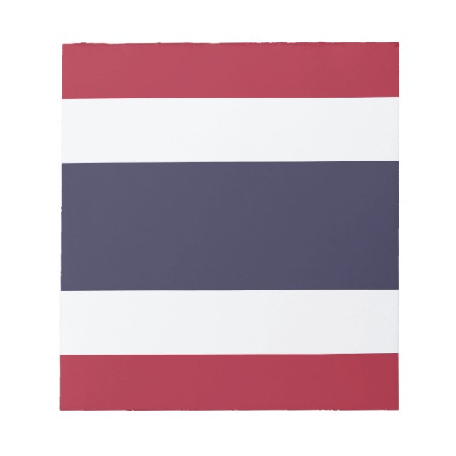 Anteckningsblock med Thailands flagga (Framsida)