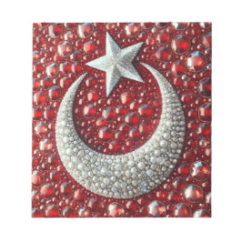 Anteckningsblock med Turkiets moderna Färg