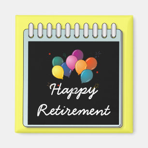 Anteckningsblock: Notering "Lycklig Pension" Magnet