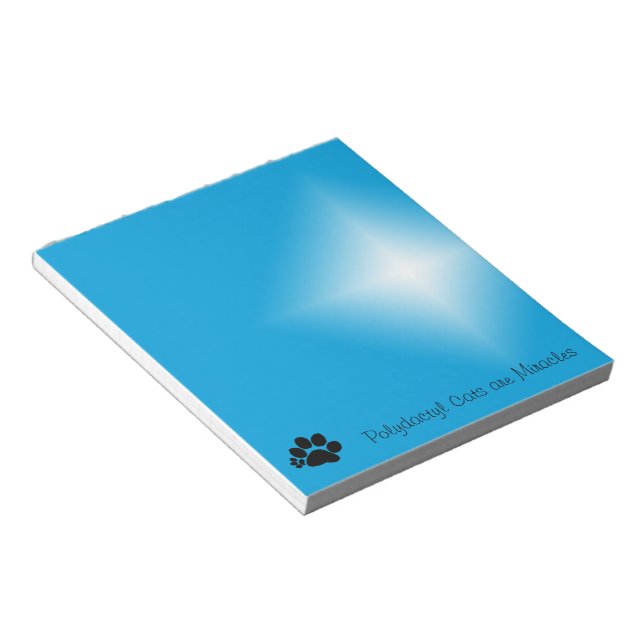 Anteckningsblock - Polydactylkatt är Miracles (små (Vinklad)