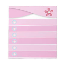 ANTECKNINGSBLOCK - ROSA