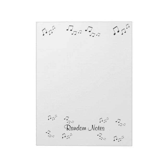 Anteckningsblock - Slumpmässiga anteckningar (Roterad)