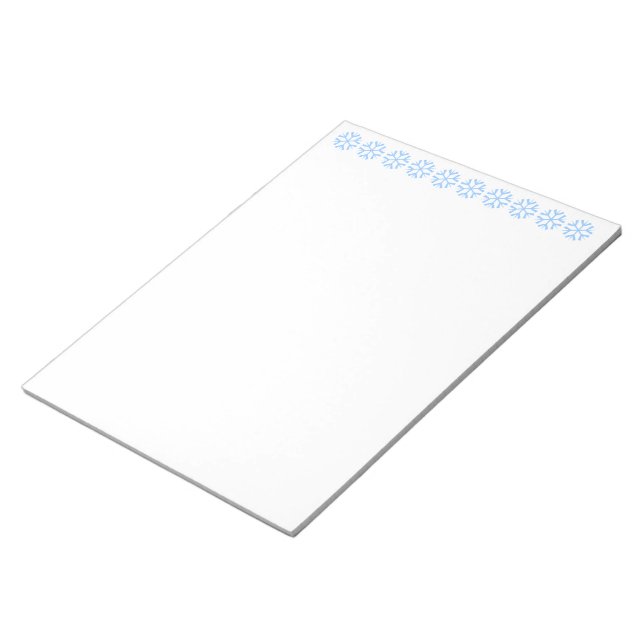 Anteckningsblock Snöflingor (Vinklad)