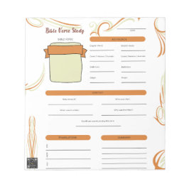 Anteckningsblock - vit skriptutförandestudie