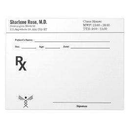 Anteckningsblocket anpassningsbar recept - rediger anteckningsblock