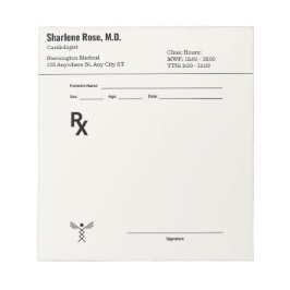 Anteckningsblocket anpassningsbar recept - rediger anteckningsblock