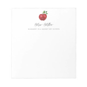 Anteckningsblocket Apple for Teacher Personlig Anteckningsblock