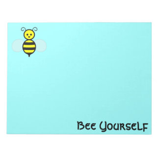 anteckningsblocket "Bee Yourself" Anteckningsblock