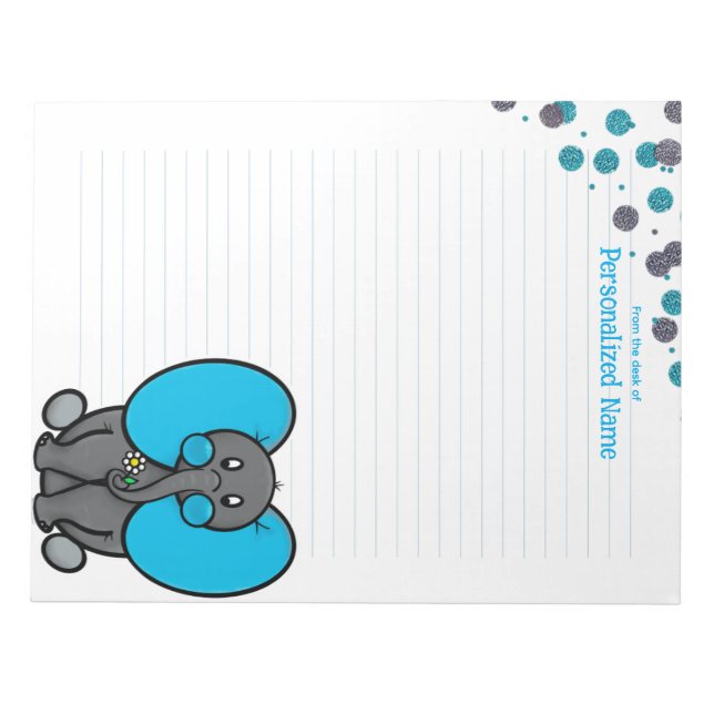 Anteckningsblocket Belly Phant Dots Lining Anteckningsblock (Framsida)