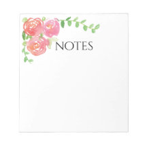 anteckningsblocket blommigt notes