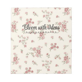 Anteckningsblocket blommigt - utmatning och prakti anteckningsblock