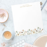 Anteckningsblocket blommigt vattenfärg anteckningsblock<br><div class="desc">Anteckningsblocket blommigt vattenfärg. Chic och Snyggt,  det här vackra anteckningsblocket med blommigt har en fantastisk,  handmålad  rosa,  dammig blått och skarp gult,  delikat,  torkad,  tryckt vintage med botaniska produkter av sage grönt.</div>