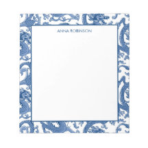 Anteckningsblocket Blue and White Chinoiserie Drag