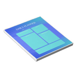 Anteckningsblocket Blue Daily Planner Anteckningsblock
