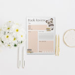 Anteckningsblocket Bok Klubb School Kids Anteckningsblock<br><div class="desc">Att se över bokar och klassificera dem är mer trevligt med det här söta anteckningsblocket. Den goda pandabjörnen med bokar och neutralt färg är så söt att varje bok älskare skulle uppskatta anteckningsblocket. Stjärnorna för klassificering av bok är lätta att använda. Anpassa designen efter eget tycke och öka roligten vid...</div>
