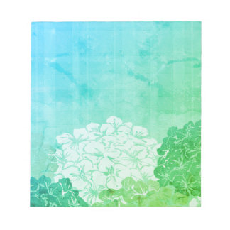 Anteckningsblocket Bright Hydrangea Blooms Anteckningsblock